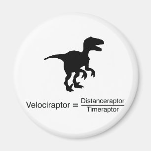 lustige Wissenschaft des Velociraptor Magnet