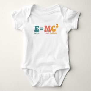 Lustige Wissenschaft E=MC2 Baby Strampler