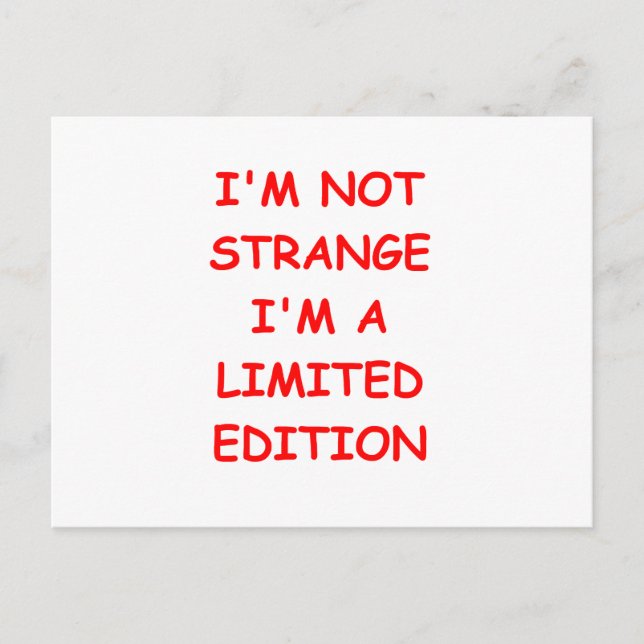 lustige Witze für dich Postkarte (Vorderseite)