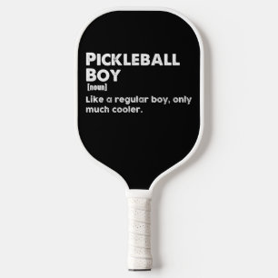 Lustige Wörterbuchdefinition für Pickleball-Jungen Pickleball Schläger