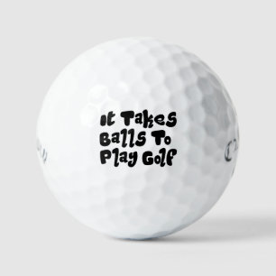 Lustige Wortspiel-Golfbälle - Individuell Es brauc Golfball