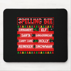 Lustige Wortwitz-Schreibbiene Weihnachten Lehrer R Mousepad