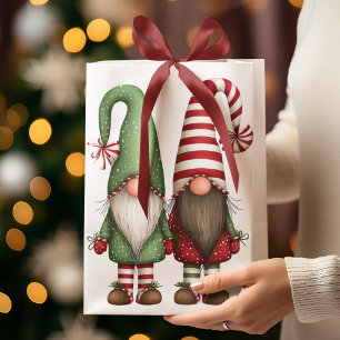Lustige wunderliche Gnome Geschenktasche Mittlere Geschenktüte