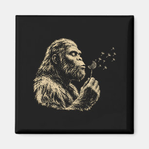 Lustige Wünsche Bigfoot Pusteblume Magnet