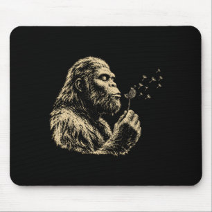 Lustige Wünsche Bigfoot Pusteblume Mousepad