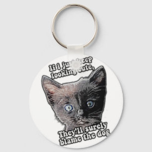 Lustige wütende Katzen-Meme für Katzenbesitzer und Schlüsselanhänger