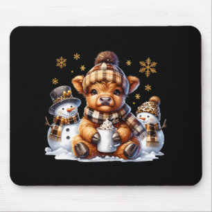 Lustige Xmas Fröhliche Kühe Süße Kuh Weihnachten S Mousepad