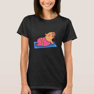 LUSTIGE YOGA FITNESS CAPYBARA T-Shirt