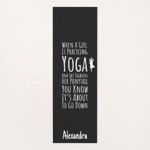 Lustige Yoga-Geschenke für sie Teenager-Mädchen Fr Yogamatte
