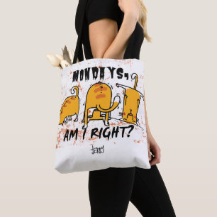 Lustige Yoga Orange Katzen Tasche