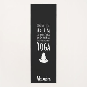 Lustige Yogamatten Übungsdehnung Relax Fitness Yogamatte