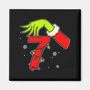 Lustige Zahl 7 Weihnachten 67 Sechs Sieben Meme Xm Magnet