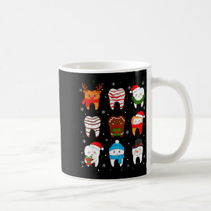 Lustige Zahnärztliche Weihnachten Zähne Süße Xmas  Kaffeetasse