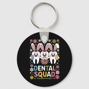 Lustige Zähne Dental-Team Zahnarzt Frohe Ostern  Schlüsselanhänger
