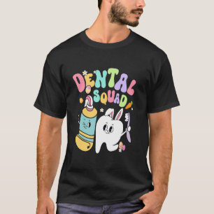 Lustige Zähne Zahnarzt-Team Zahnarzt Frohen Ostert T-Shirt