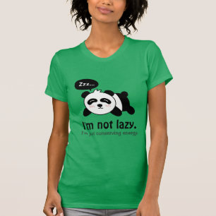 Lustige Zeichentrickfigur eines süßen schlafenden  T-Shirt