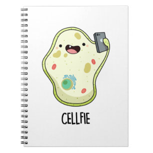 Lustige Zelle Selfie-Biologie-Wortspiel Notizblock