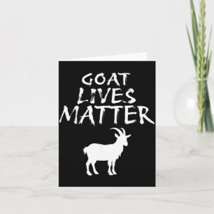 Lustige Ziege Cool Animal Humor Design Karte