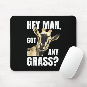 Lustige Ziegen-Wortspiel-Farm-Tier-Meme-Geschenk f Mousepad