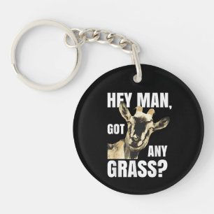 Lustige Ziegen-Wortspiel-Farm-Tier-Meme-Geschenk f Schlüsselanhänger