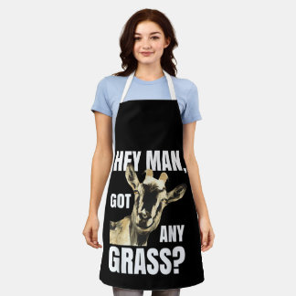 Lustige Ziegen-Wortspiel-Farm-Tier-Meme-Geschenk f Schürze