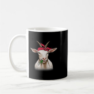 Lustige Ziegenfarm ZIEGE mit Halstuch lustige Zeic Kaffeetasse