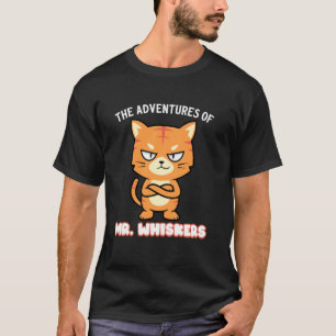 Lustige Zitate der orangefarbenen Tabby-Katze Meme T-Shirt