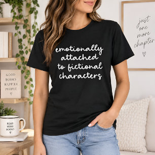 Lustige Zitate für Buchliebhaber moderne Schrift T-Shirt