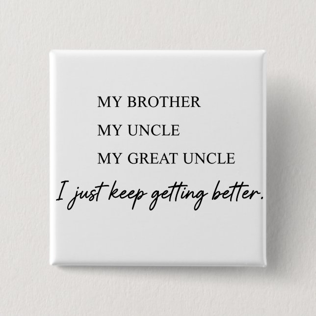 lustige Zitate Humor Papa-Witze Button (Vorderseite)