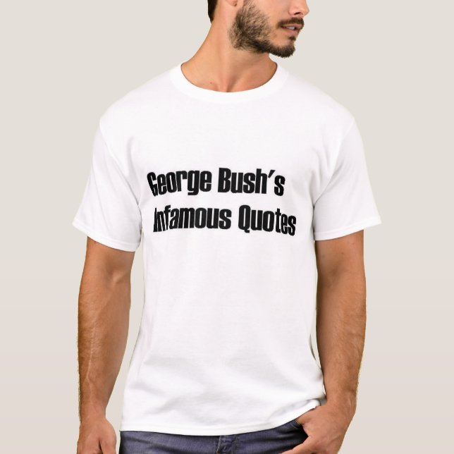 Lustige Zitate von unserem Präsidenten T-Shirt (Vorderseite)