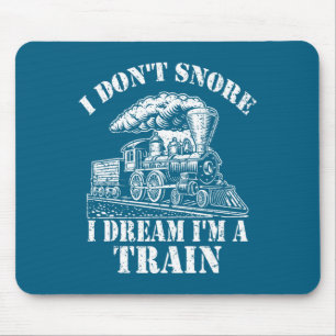 Lustige Zugbekleidung für Männer Ich schnarche nic Mousepad
