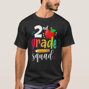 Lustige zweite Klasse Truppe Zurück zur Schule Zwe T-Shirt