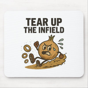 Lustige Zwiebelringe verkaufen SE-Infielderhandsch Mousepad