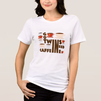 lustige Zwillinge Zitat Tri-Blend Shirt