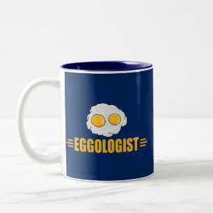 Lustigen Ei-Liebhabers Zweifarbige Tasse