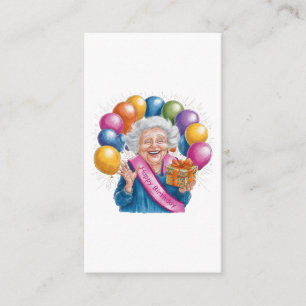 Lustigen Geburtstag Funny Nana Begleitkarte