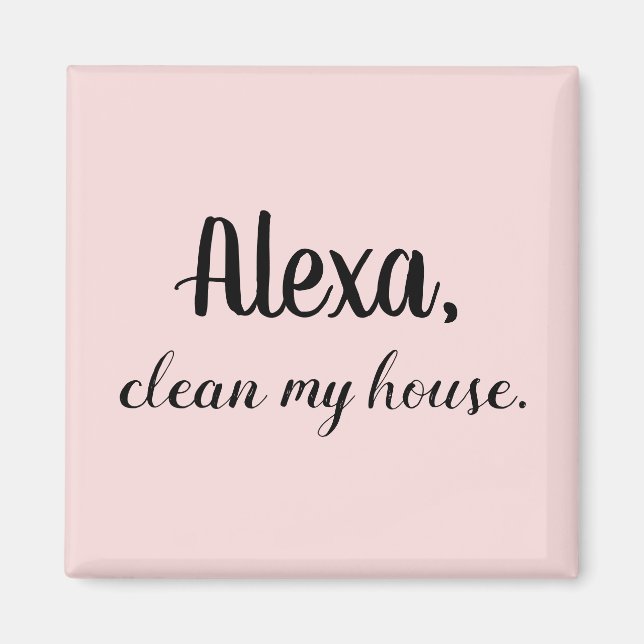 Lustigen Sprüche Magnet für sie (Vorne)