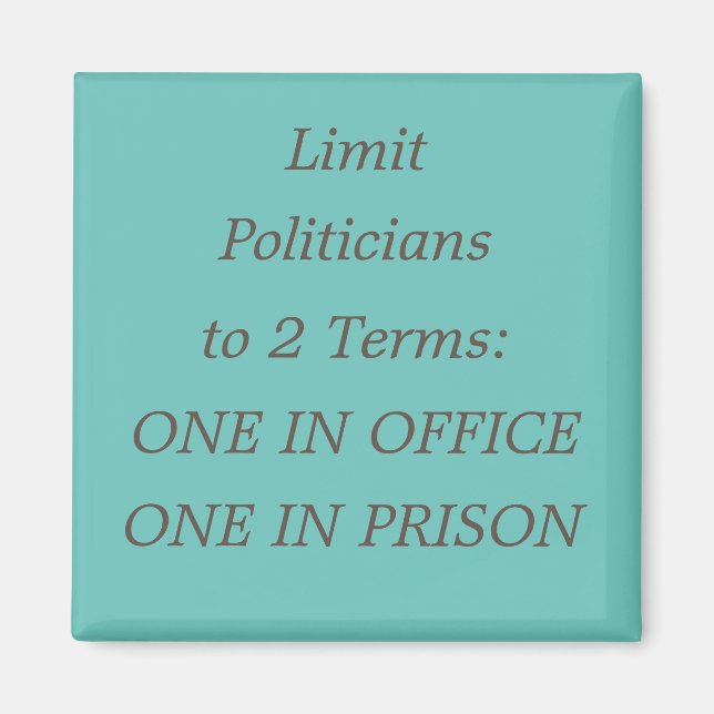 Lustigen Sprüche Square Magnet 20 (Vorne)