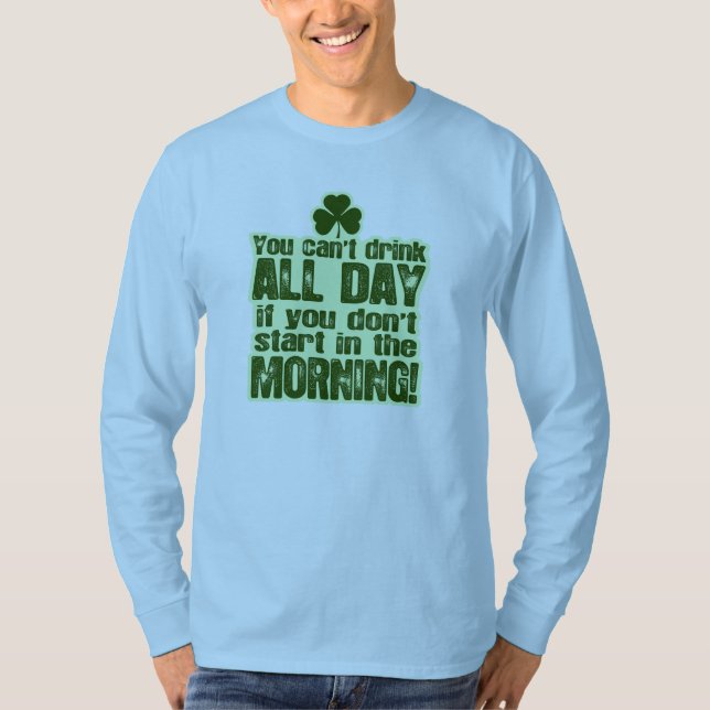 Lustigen St Patrick Tagesiren T-Shirt (Vorderseite)