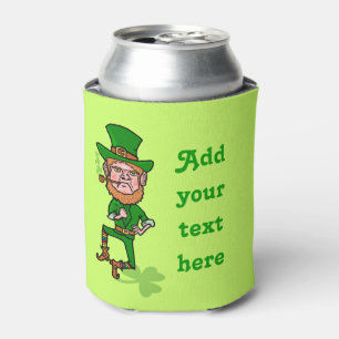 Lustigen St Patrick Tageskobold addieren Ihren Dosenkühler