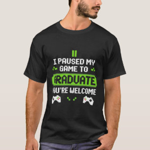 Lustiger 2025 Gamer Absolvent Abschluss Für Ihn Si T-Shirt