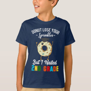 Lustiger 2. Klasse Abschluss Donut Absolvent T-Shirt