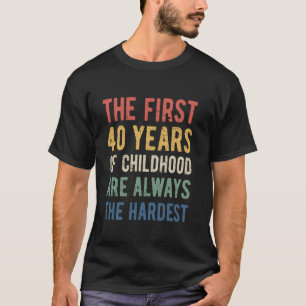 Lustiger 40 Jahre alter Witz Vintage Colors 40. Ge T-Shirt