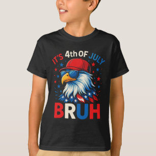 Lustiger 4. Juli Adler Bruh Amerikaner T-Shirt