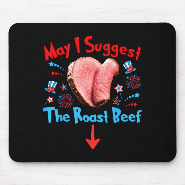 Lustiger 4. Juli anzüglicher Humor Mousepad (Vorne)