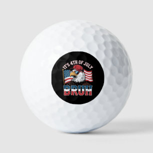 Lustiger 4. Juli Bruh Patriotischer Adler Golfball