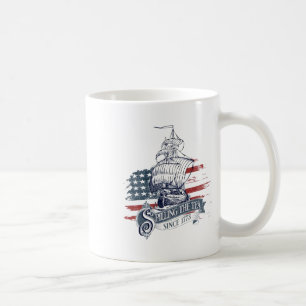 Lustiger 4. Juli, der den Tee seit 1773 verschütte Kaffeetasse
