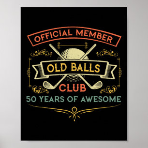 Lustiger 50. Geburtstag Alter Club 50 Jahre alter  Poster
