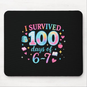 Lustiger 67 100. Schultag Lehrer 100 Tage 6 7 Mousepad