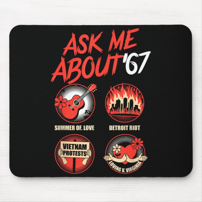 Lustiger 67 Geschichtslehrer Lehrer 6 7 Lustiger Ü Mousepad (Vorne)